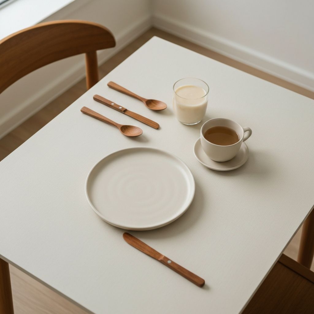 Masă simplă de dimineață